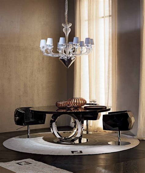 fendi round table|fendi dining tables.